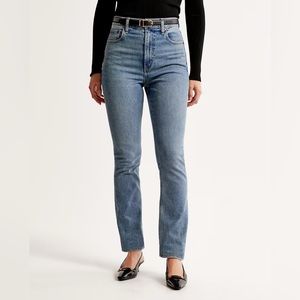 Abercrombie 90s Slim Straight Ultra High Rise Jeans 24S